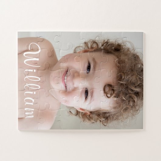 Schönes Baby Baby Foto Grosses Stück Puzzle (Horizontal)