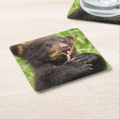 Schönes Baby Bear Rechteckiger Pappuntersetzer (angewinkelt)