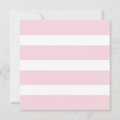 Schönes Baby Birth Ankündigung Pink FOTO (Rückseite)