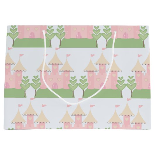 Schönes Baby-Geschenk oder Duschen-Prinzessin Große Geschenktüte (Vorderseite)