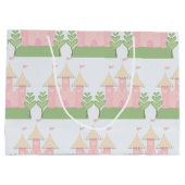 Schönes Baby-Geschenk oder Duschen-Prinzessin Große Geschenktüte (Rückseite)