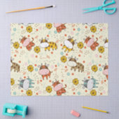 Schönes Baby-Kuh-Muster Seidenpapier (Basteln)