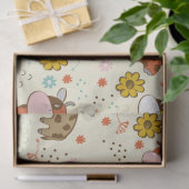 Schönes Baby-Kuh-Muster Seidenpapier (Geschenk)