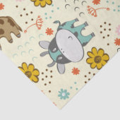 Schönes Baby-Kuh-Muster Seidenpapier (Detail)