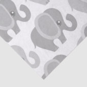 Schönes Baby-neutraler grauer Elefant Seidenpapier (Detail)