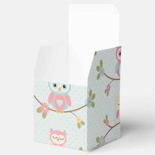 Schönes Baby Owl Muster Geschenkschachtel (Geöffnet)