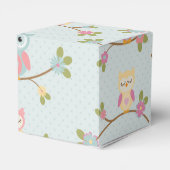 Schönes Baby Owl Muster Geschenkschachtel (Rückseite)