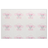 Schönes Baby-rosa Elefant Stoff (Fat Quarter (45,7 x 55,9 cm))