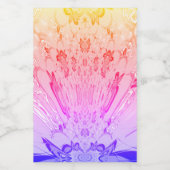 Schönes Babypink-lila-Schatten-Motiv Lebensmitteletikett (Einzelnes Label)