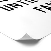 Schönes Bad Wand Minimalistische Furz Zitat Poster (Ecke)