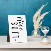 Schönes Badezimmer Dekoration - schöner Hintern -  Fotoplatte (Seite)