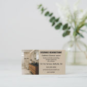 Schönes Badezimmer Renovierung Visitenkarte (Stehend Vorderseite)