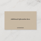 Schönes Badezimmer Renovierung Visitenkarte (Rückseite)