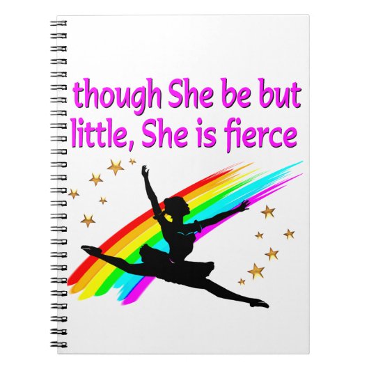 SCHÖNES BALLERINA DANCER DESIGN NOTIZBLOCK (Vorderseite)