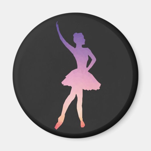 Schönes Ballerina-Geschenk für Ballettmädchen Magnet (Vorne)