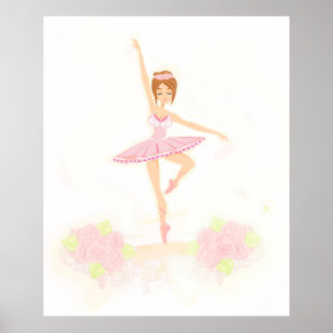 Schönes Ballerina Plakat