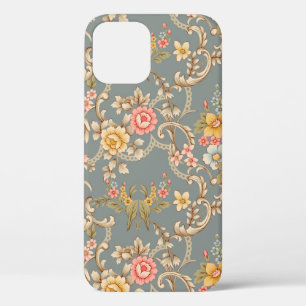 Schönes Barockschmuckstil - Bordeaux-Design Case-Mate iPhone Hülle