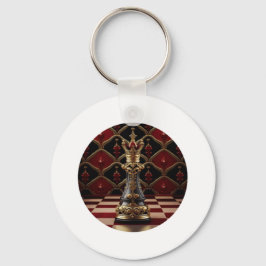 Schönes Barockstil Schachstück - The Queen Schlüsselanhänger