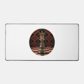 Schönes Barockstil Schachstück - The Queen Schreibtischunterlage (Vorderseite)