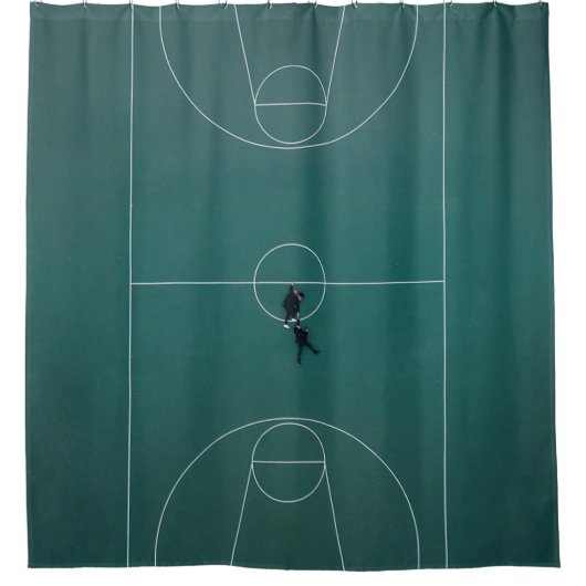 Schönes Basketball-Design Duschvorhang (Vorderseite)