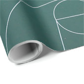 Schönes Basketball-Design Geschenkpapier (Rolleneckpunkt)