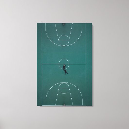 Schönes Basketball-Design Leinwanddruck (Vorderseite)