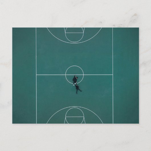 Schönes Basketball-Design Postkarte (Vorderseite)