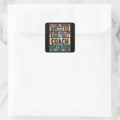 Schönes Basketball-Design Quadratischer Aufkleber (Tasche)
