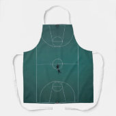 Schönes Basketball-Design Schürze (Vorderseite)