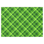 Schönes Baumgrün, Kariertes Medium Tablecloth Tischdecke (Vorderseite (Horizontal))