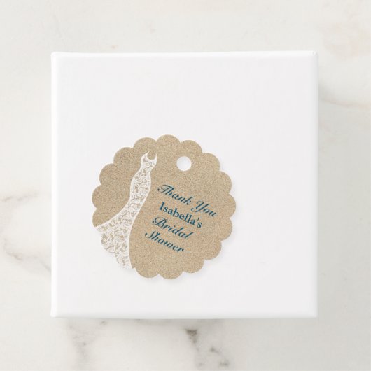 Schönes Beach Brautparty Vielen Dank Geschenkanhänger (Beispiel)