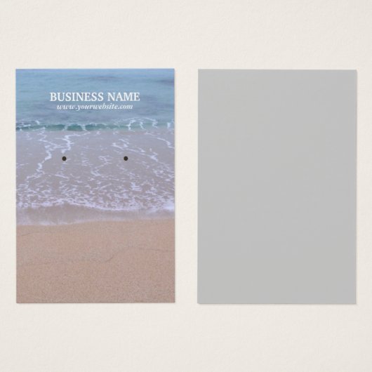 Schönes Beach Earring Display (Vorne & Hinten)