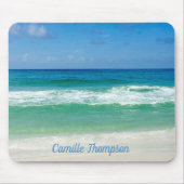 Schönes Beach Foto Ocean Waves Personalisiert Mousepad (Vorne)