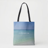 Schönes Beach Foto Personalisiert Sommerurlaub Tasche (Vorderseite)