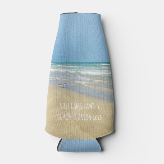 Schönes Beach House Wiedersehen Party Flaschenkühler (Vorderseite)