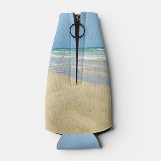 Schönes Beach House Wiedersehen Party Flaschenkühler (Rückseite)