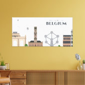Schönes Belgien Leinwanddruck (Insitu (Wohnzimmer))