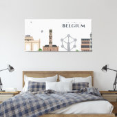 Schönes Belgien Leinwanddruck (Insitu (Schlafzimmer))