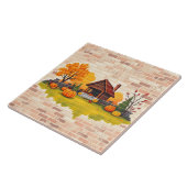 Schönes beliebtes Glück Erntedankfest Fall Fliese (Seite)