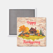 Schönes beliebtes Glück Erntedankfest Fall Magnet (Vorderseite/Rückseite)