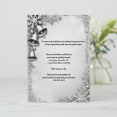 Schönes Bells Weihnachts-Party Einladung (Stehend Vorderseite)