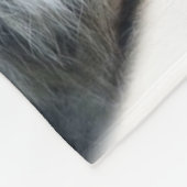 Schönes Bengalisches Tiger Face Foto Fleecedecke (Ecke)