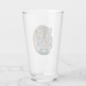 Schönes, Bengalisches Tiger Face Foto Glas (Rückseite)