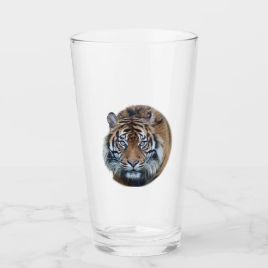 Schönes Bengalisches Tiger Face Foto Glas (Vorderseite)