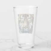 Schönes Bengalisches Tiger Face Foto Glas (Rückseite)