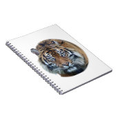 Schönes Bengalisches Tiger Face Foto Notizblock (Rechte Seite)