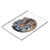 Schönes Bengalisches Tiger Face Foto Notizblock (Linke Seite)