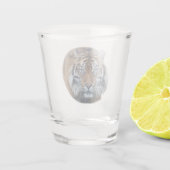 Schönes Bengalisches Tiger Face Foto Shootglas Schnapsglas (Rückseite)