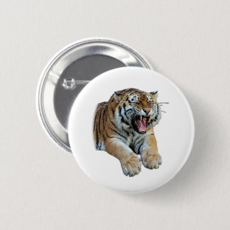 Schönes Bengalisches Tiger-Foto Button