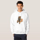 Schönes Bengalisches Tiger-Foto Hoodie (Vorne ganz)